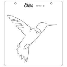 Sizzix Layered Stencils Set - Hummingbird